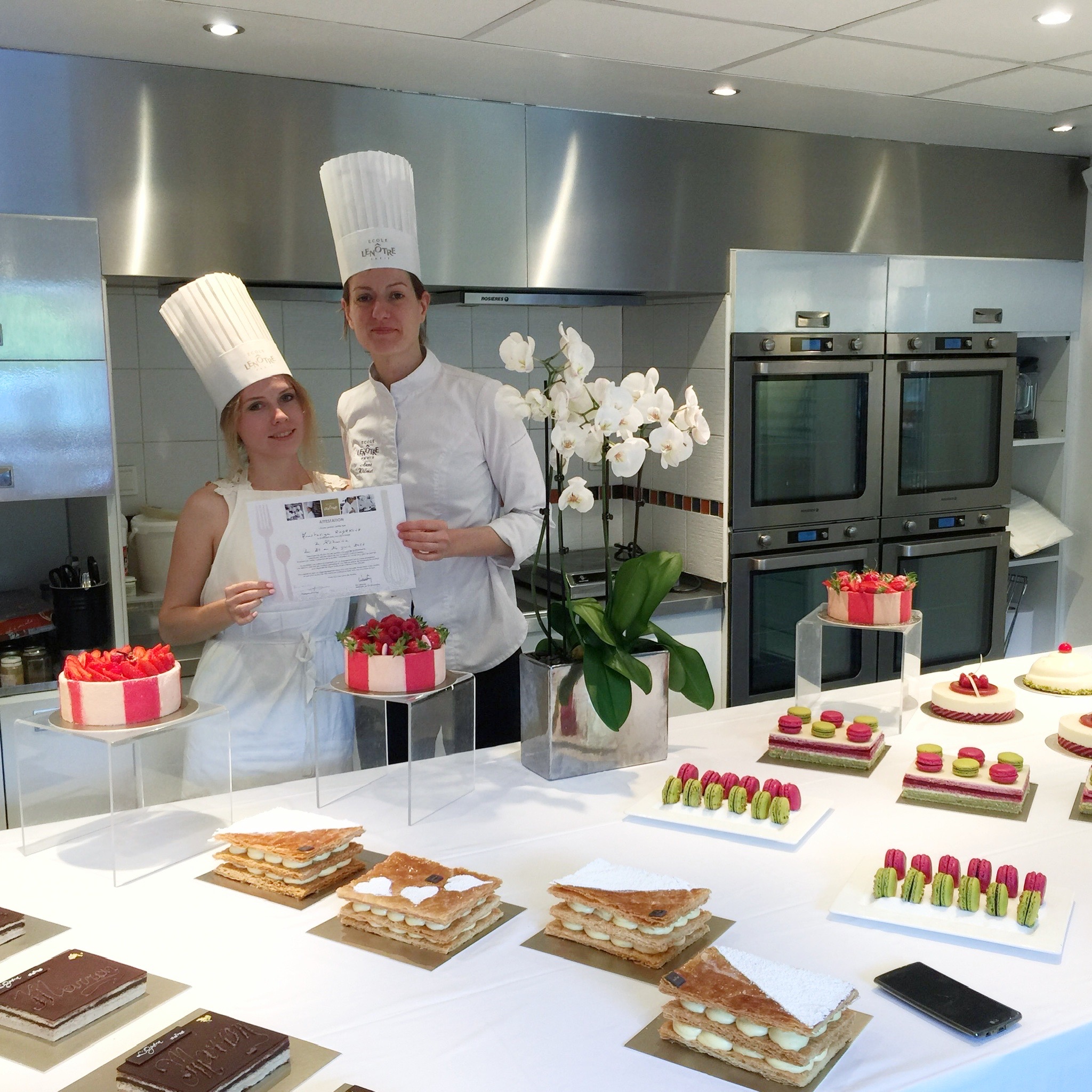  Июнь 2016 год. Школа «L'ecole Professionnelle Lenôtre Parise» Франция, Париж